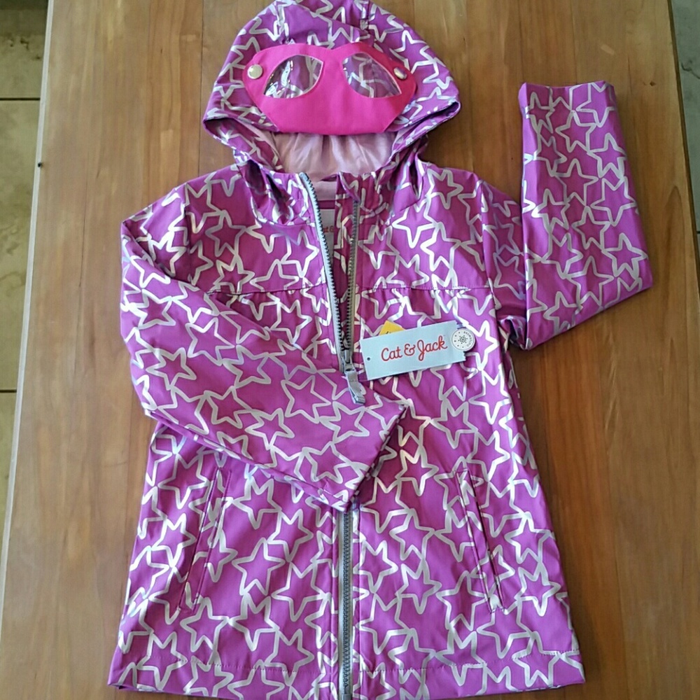 Purple and Stars 4T Cat & Jack Rain Slicker